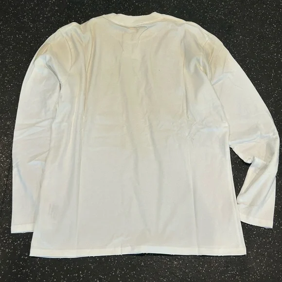 Acne Studios White Long Sleeve Tee - Picture 6 of 6